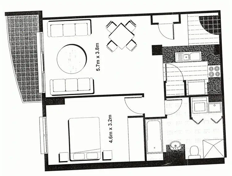 Floorplan of Homely unit listing, 89/1 Katherine Street, Chatswood NSW 2067
