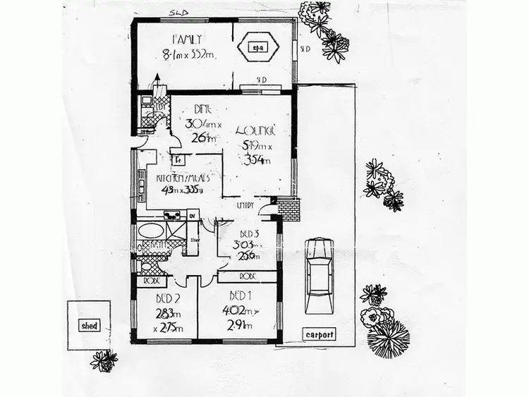 Floorplan of Homely house listing, 4 Pauline Drive, Surrey Downs SA 5126