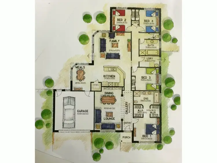 Floorplan of Homely house listing, 17 The Cascades, Mount Annan NSW 2567