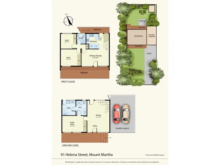 Floorplan of Homely house listing, 91 Helena Street, Mount Martha VIC 3934