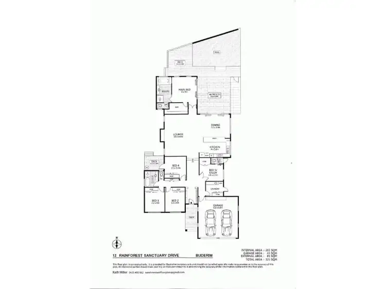 Floorplan of Homely house listing, 12 Rainforest Sanctuary Drive, Buderim QLD 4556