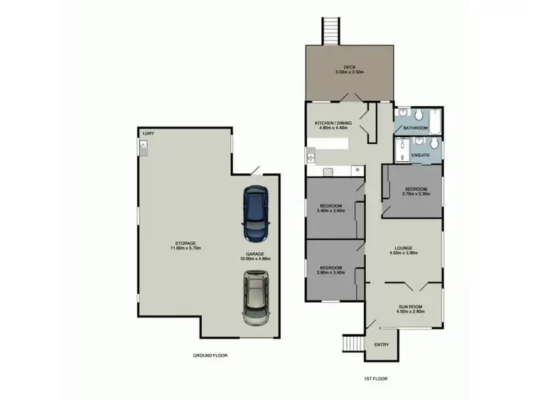 Floorplan of Homely house listing, 440 Bennetts Road, Norman Park QLD 4170