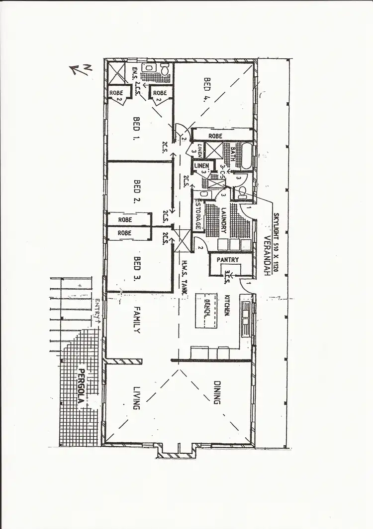 Floorplan of Homely rural property listing, 1975 O'Connell Road, O'connell NSW 2795