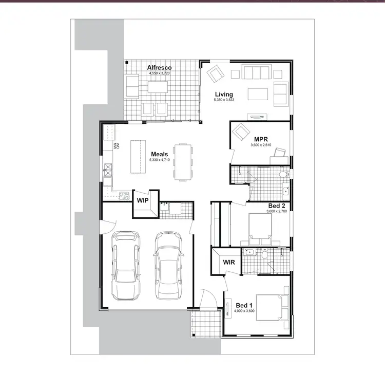 Floorplan of Homely house listing, Lot 61 Barrington Boulevard, Kendall NSW 2439