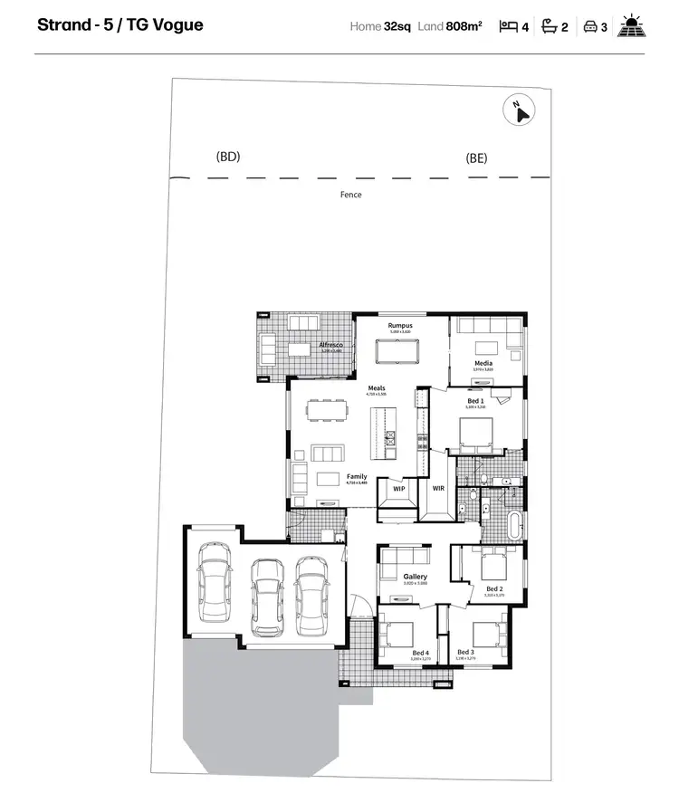 Floorplan of Homely house listing, Lot 2205 Wicklow Road, Chisholm NSW 2322