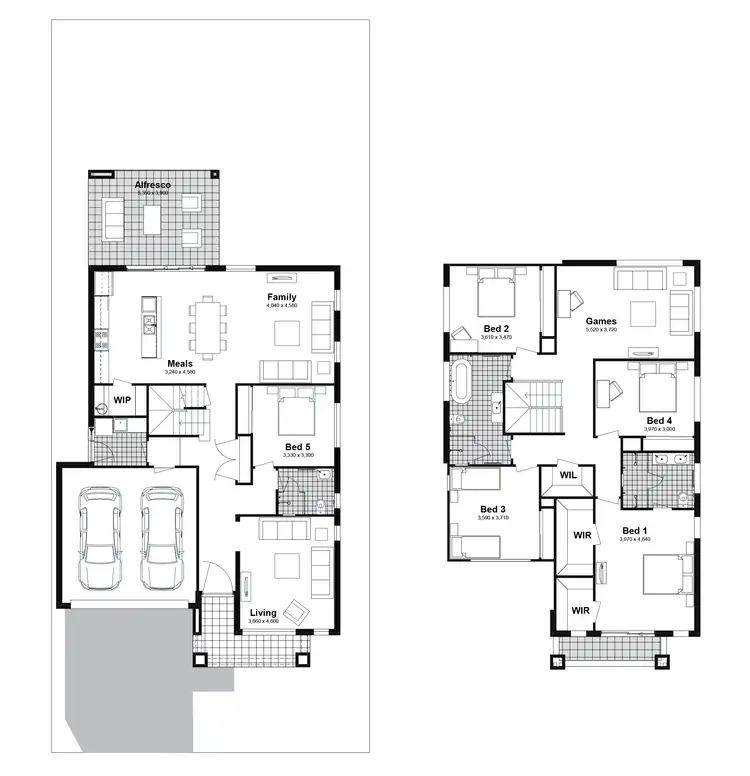 Floorplan of Homely house listing, Lot 1009 Manege Street, Box Hill NSW 2765