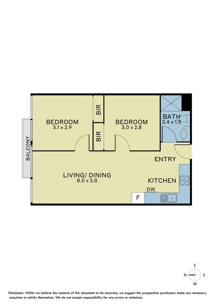 Floorplan of Homely apartment listing, 603/39 Lonsdale Street, Melbourne VIC 3000