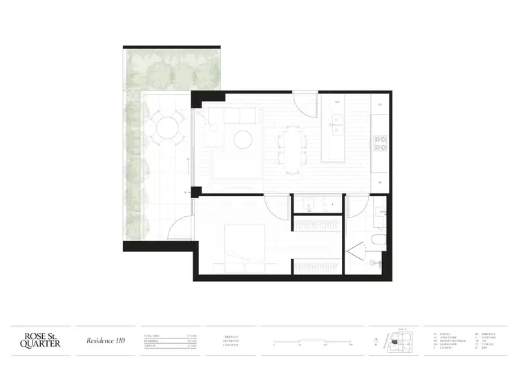 Floorplan of Homely apartment listing, 110/1066-1068 Heidelberg Road, Ivanhoe VIC 3079