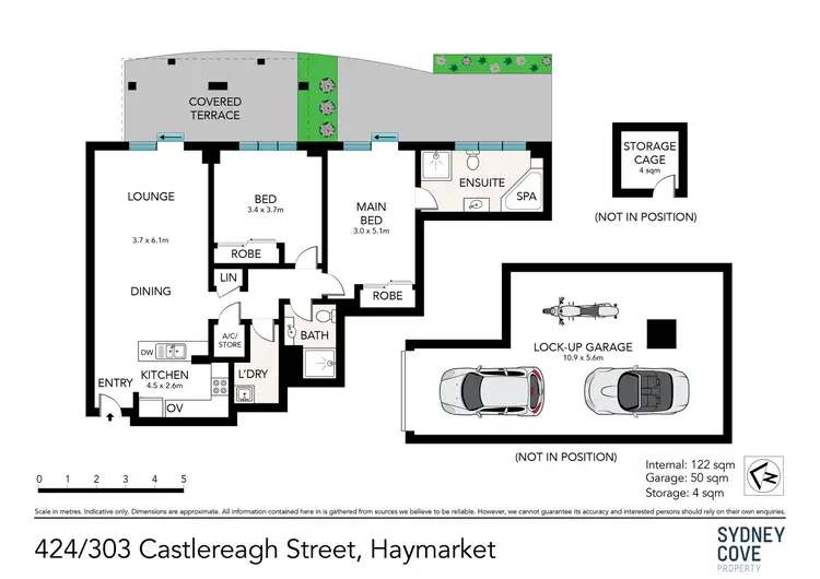 Floorplan of Homely apartment listing, 424/303 Castlereagh Street, Sydney NSW 2000