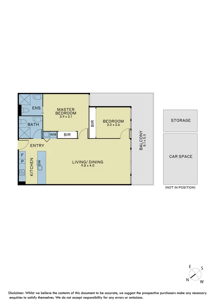 Floorplan of Homely apartment listing, 310/35 Princeton Terrace, Bundoora VIC 3083