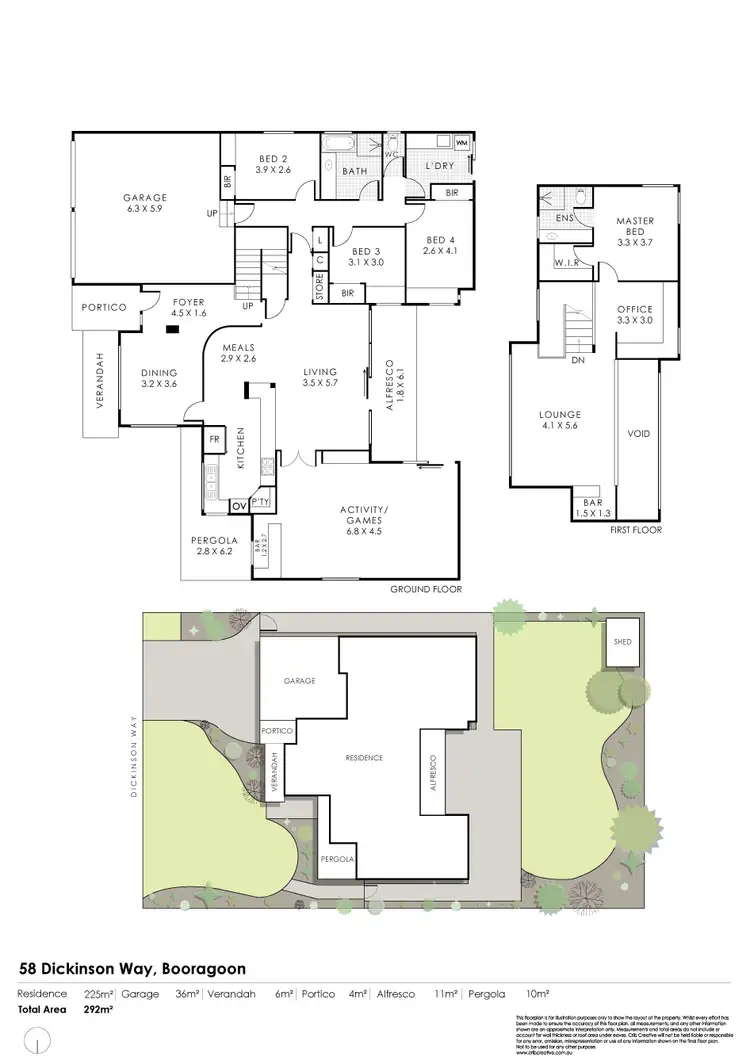 Floorplan of Homely house listing, 58 Dickenson Way, Booragoon WA 6154