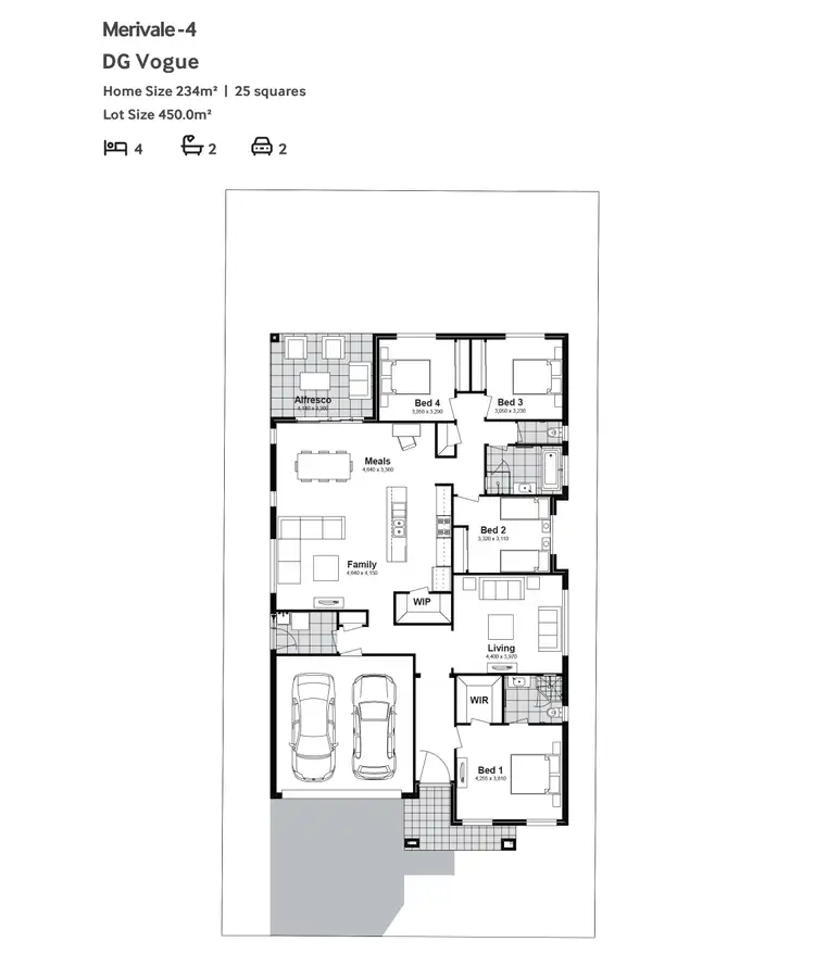 Floorplan of Homely house listing, Lot 322 Sugarwood Street, Woongarrah NSW 2259