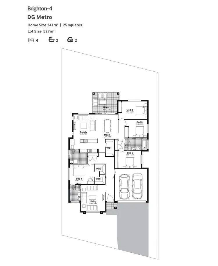 Floorplan of Homely house listing, Lot 537 Serengeti Circuit, Silverdale NSW 2752