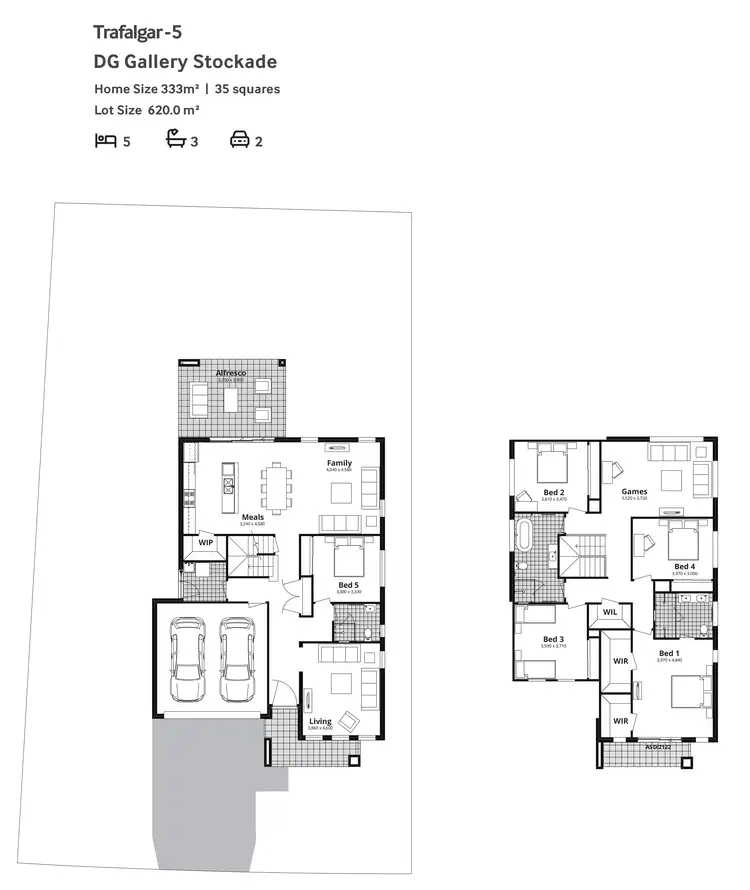Floorplan of Homely house listing, Lot 2220 Wicklow Road, Chisholm NSW 2322