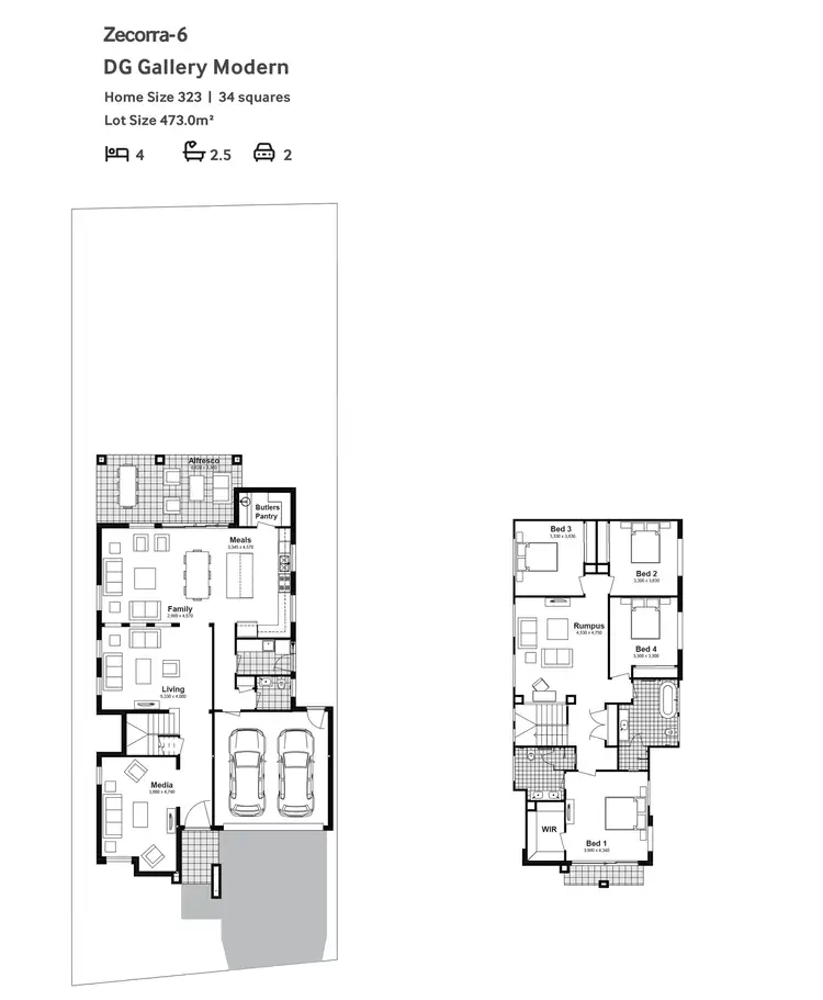 Floorplan of Homely house listing, 46 Harkness Road, Oakville NSW 2765