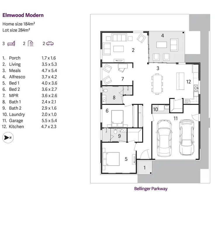 Floorplan of Homely house listing, Lot 47 Bellinger Parkway, Kendall NSW 2439