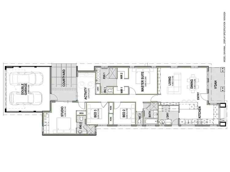 Floorplan of Homely house listing, 130 Midsummer Avenue, Jindalee WA 6036