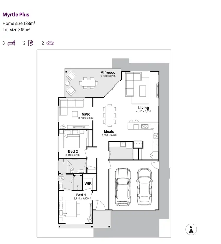 Floorplan of Homely house listing, Lot 17 Bellinger Parkway, Kendall NSW 2439