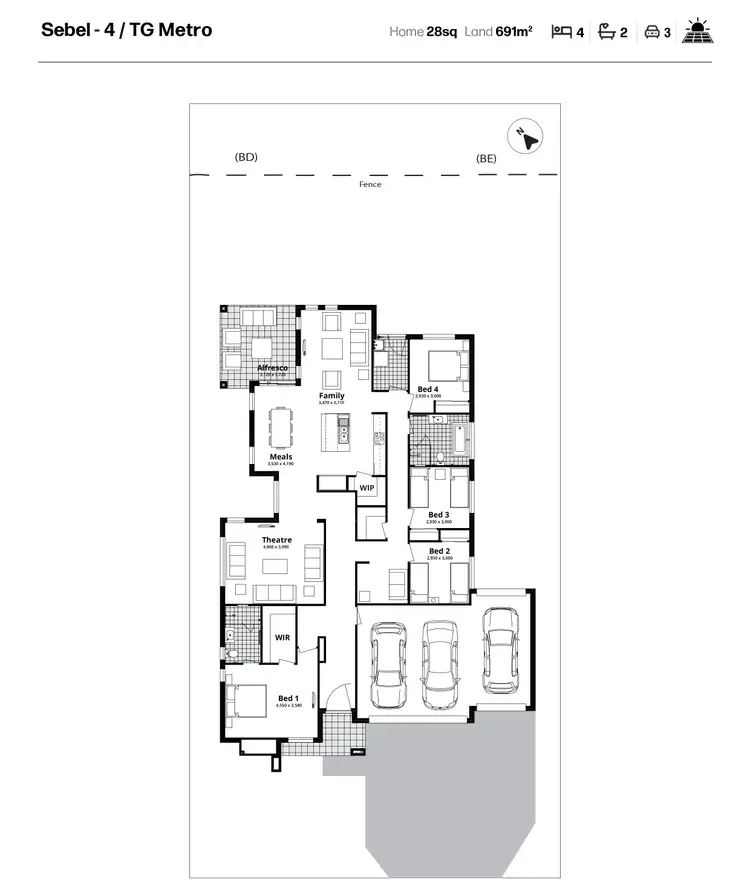 Floorplan of Homely house listing, 38 Wicklow Road, Chisholm NSW 2322