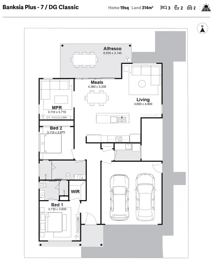 Floorplan of Homely house listing, Lot 11 Bellinger Parkway, Kendall NSW 2439
