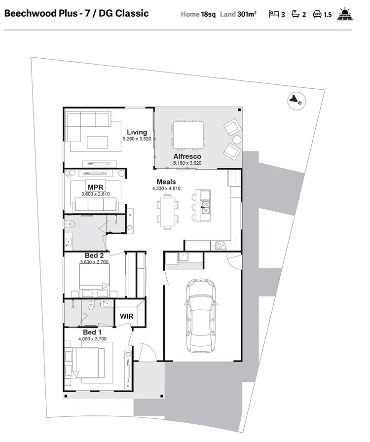 Floorplan of Homely house listing, Lot 21 Bellinger Parkway, Kendall NSW 2439