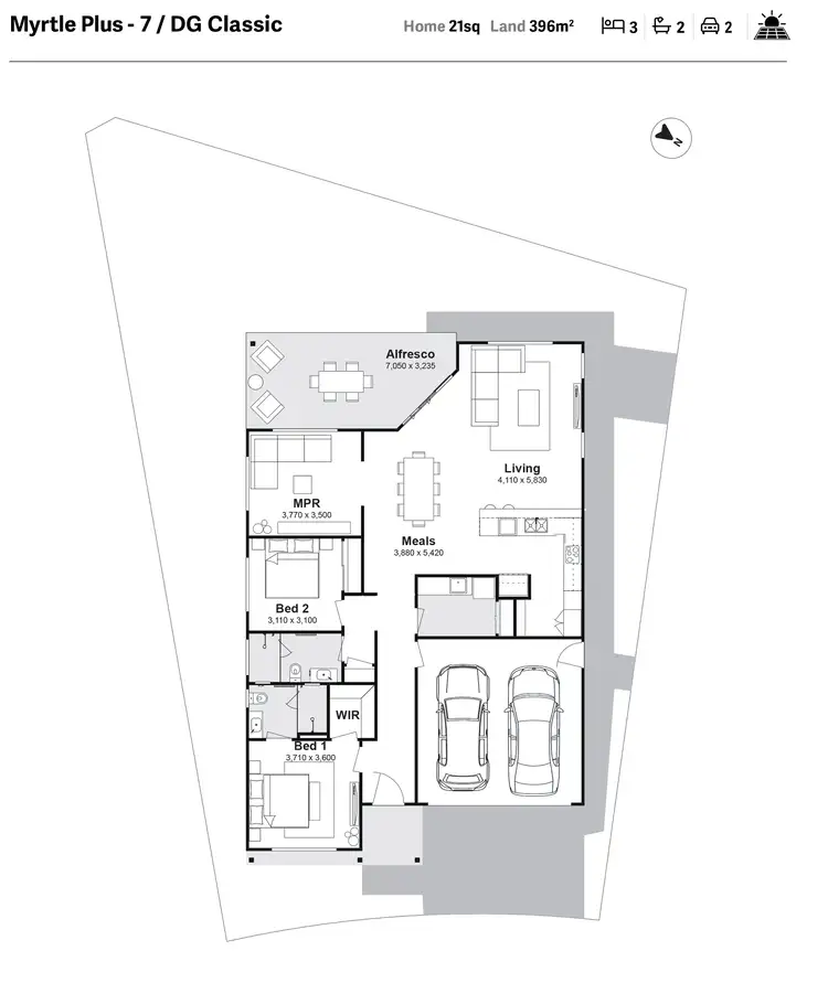 Floorplan of Homely house listing, Lot 22 Bellinger Parkway, Kendall NSW 2439