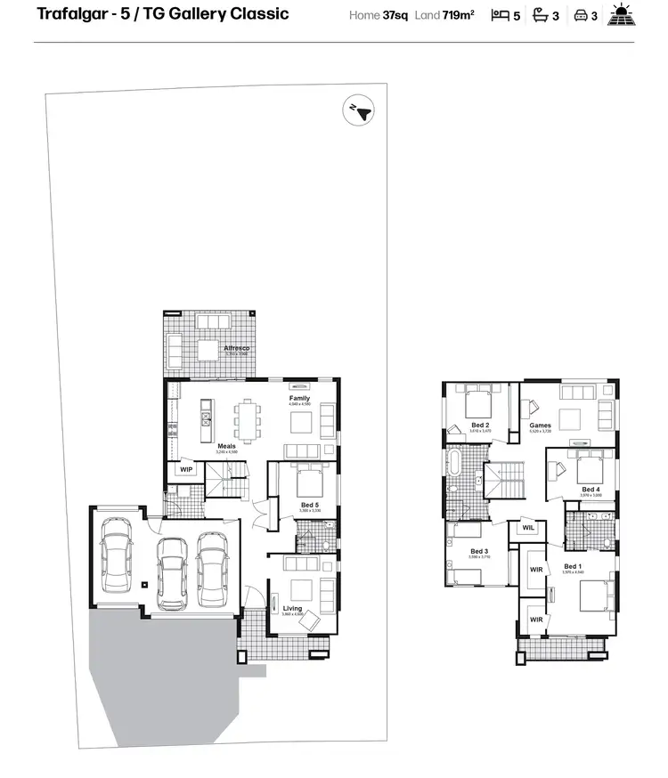 Floorplan of Homely house listing, Lot 2215 Wicklow Road, Chisholm NSW 2322