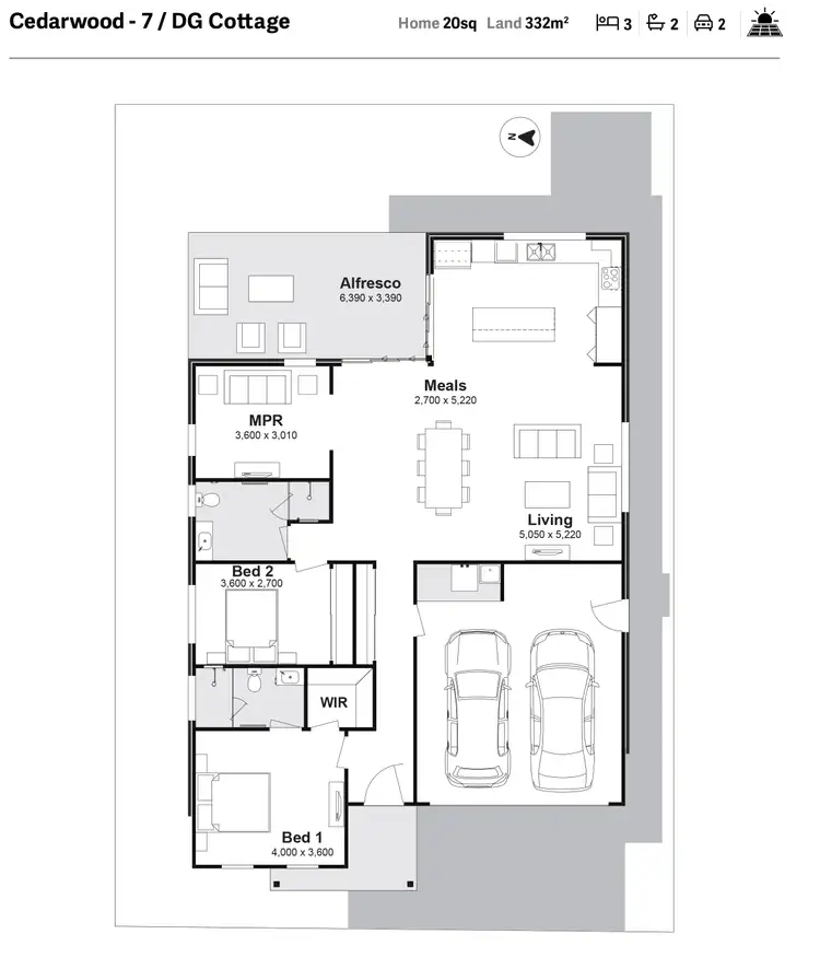 Floorplan of Homely house listing, Lot 6 Bellinger Parkway, Kendall NSW 2439