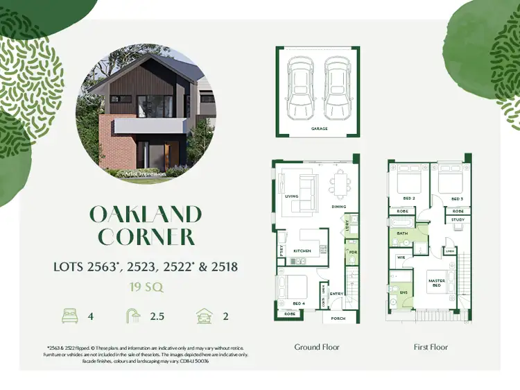 Floorplan of Homely townhouse listing, 2523 Dijon Lane, Clyde VIC 3978