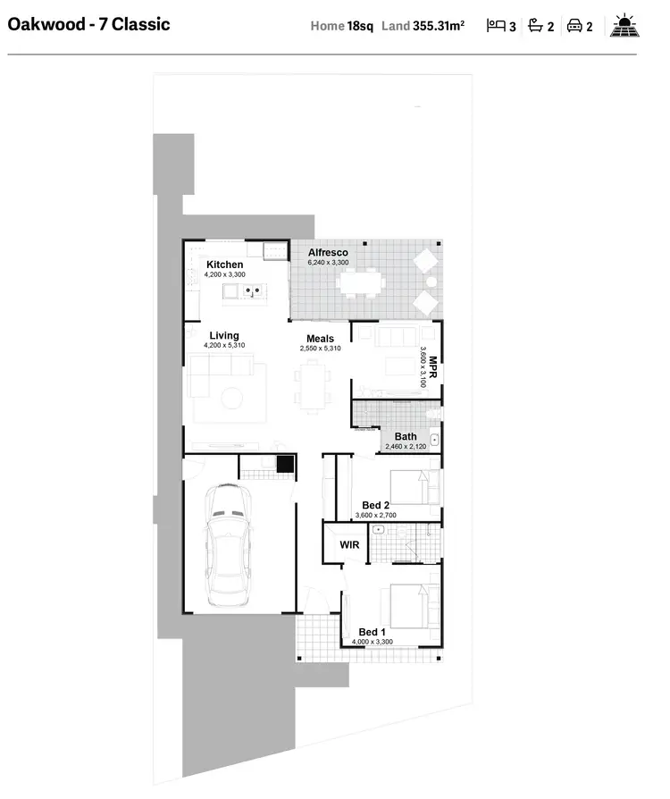 Floorplan of Homely house listing, Lot 203 Manning Way, Kendall NSW 2439