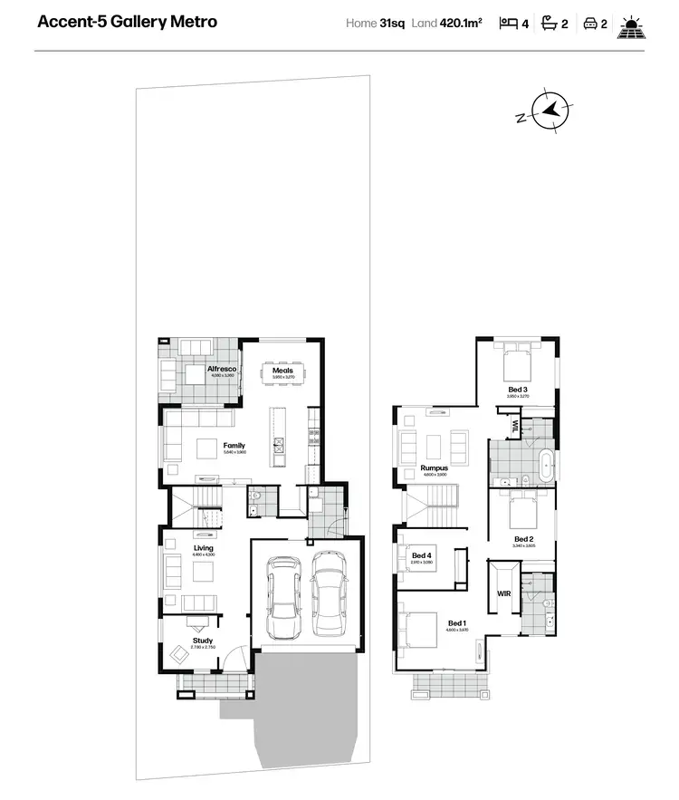 Floorplan of Homely house listing, Lot 209 Otto Street, Oakville NSW 2765