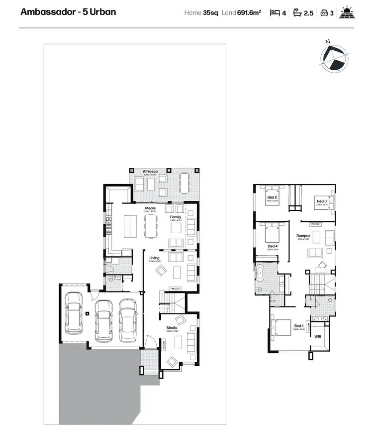 Floorplan of Homely house listing, Lot 2213 Wicklow Road, Chisholm NSW 2322