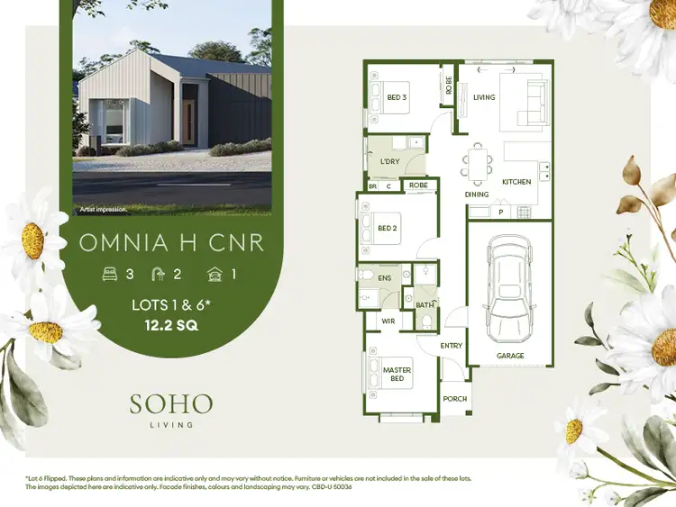 Floorplan of Homely townhouse listing, 6 Riven Way, Clyde North VIC 3978