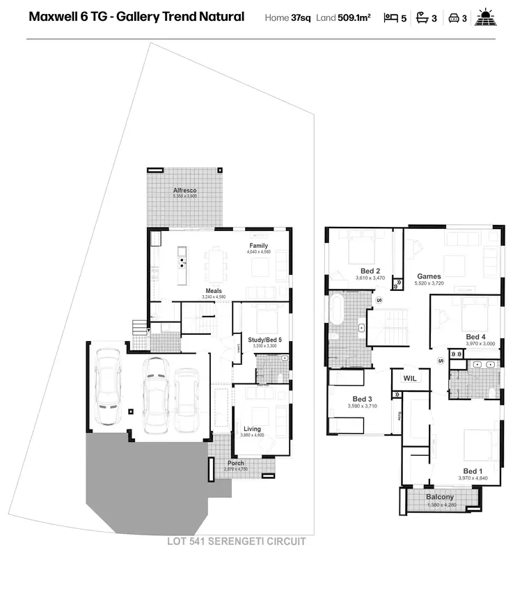 Floorplan of Homely house listing, 43 Serengeti Circuit, Silverdale NSW 2752