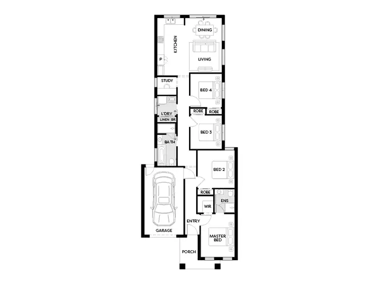 Floorplan of Homely house listing, Lot 539 Sunstone Drive, Willowstone, Cobblebank VIC 3338