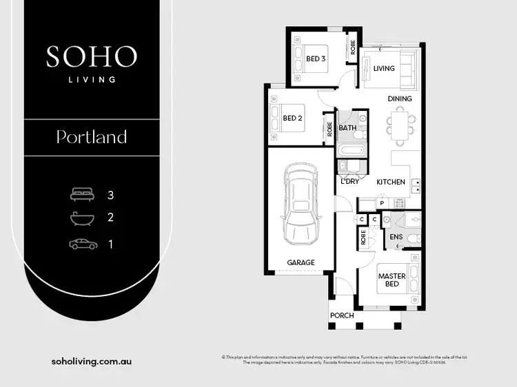 Floorplan of Homely house listing, Lot 125 Fellow, Wollert VIC 3750