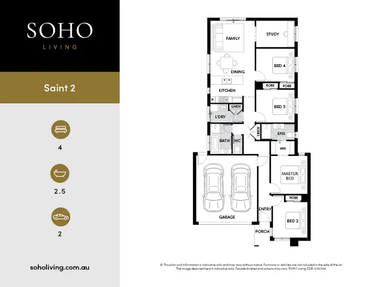 Floorplan of Homely house listing, Lot 41 Belgrove, Drysdale VIC 3222