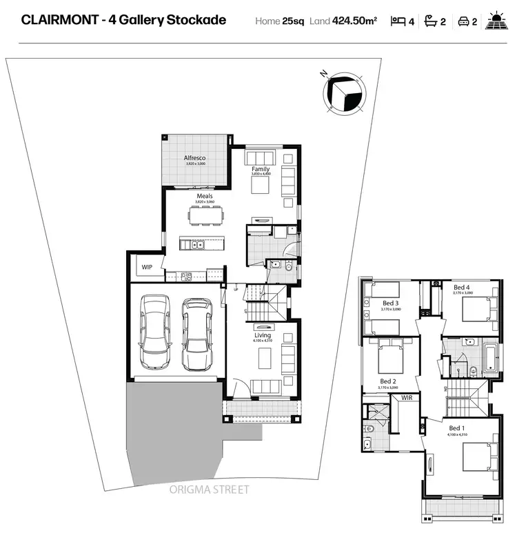 Floorplan of Homely house listing, Lot 139 Origma Street, Vineyard NSW 2765