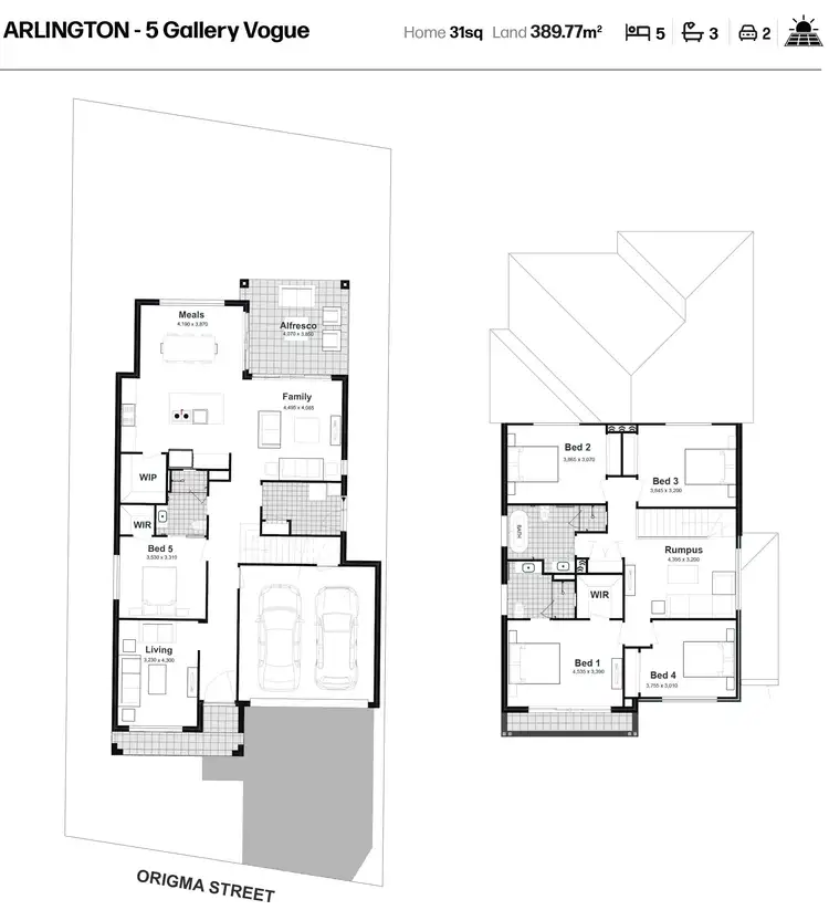 Floorplan of Homely house listing, 6 Origma Street, Vineyard NSW 2765