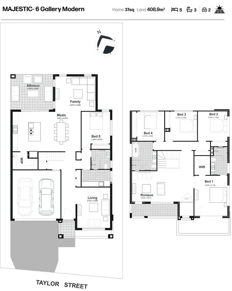 Floorplan of Homely house listing, Lot 116 Taylor Street, Vineyard NSW 2765