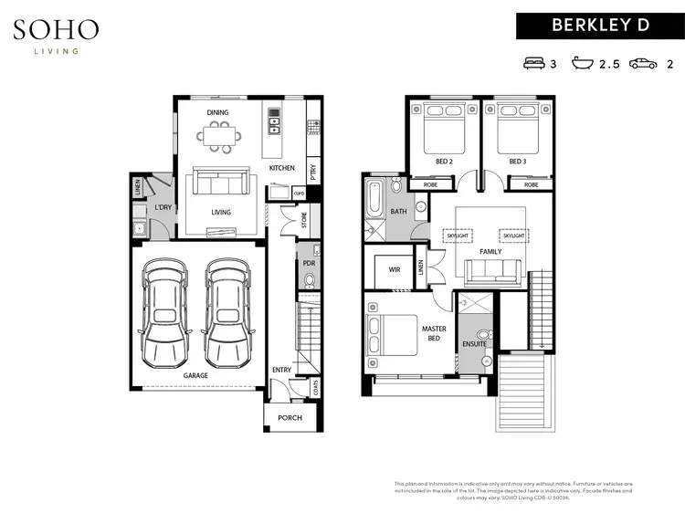 Floorplan of Homely townhouse listing, 2 Lanark Street, Clyde North VIC 3978
