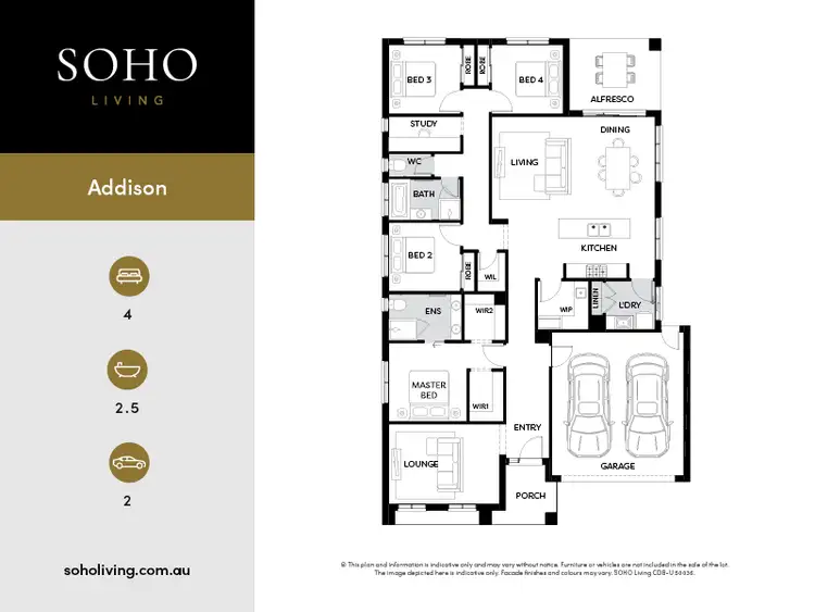 Floorplan of Homely house listing, 15 Babcock Street, Smiths Lane, Clyde North VIC 3978