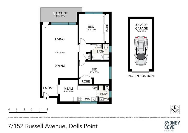 Floorplan of Homely apartment listing, 7/152 Russell Ave, Dolls Point NSW 2219