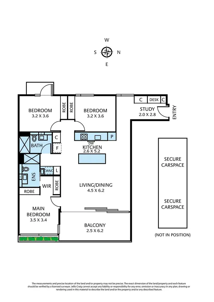 Floorplan of Homely apartment listing, 505/7 Owens Street, Brunswick VIC 3056