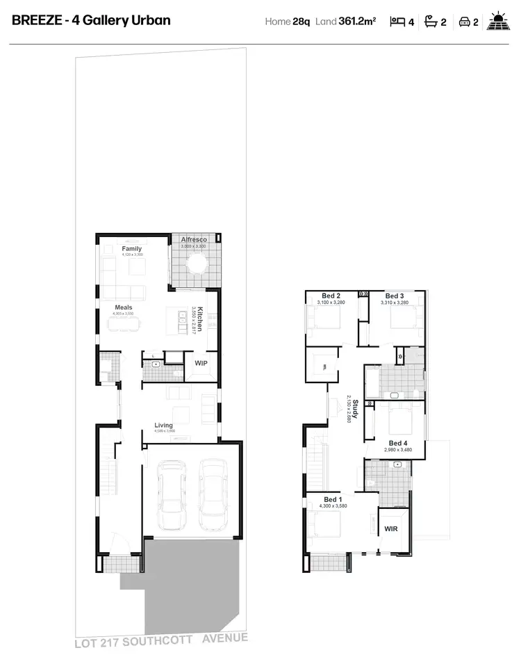 Floorplan of Homely house listing, Lot 217 Southcott Avenue, Oakville NSW 2765