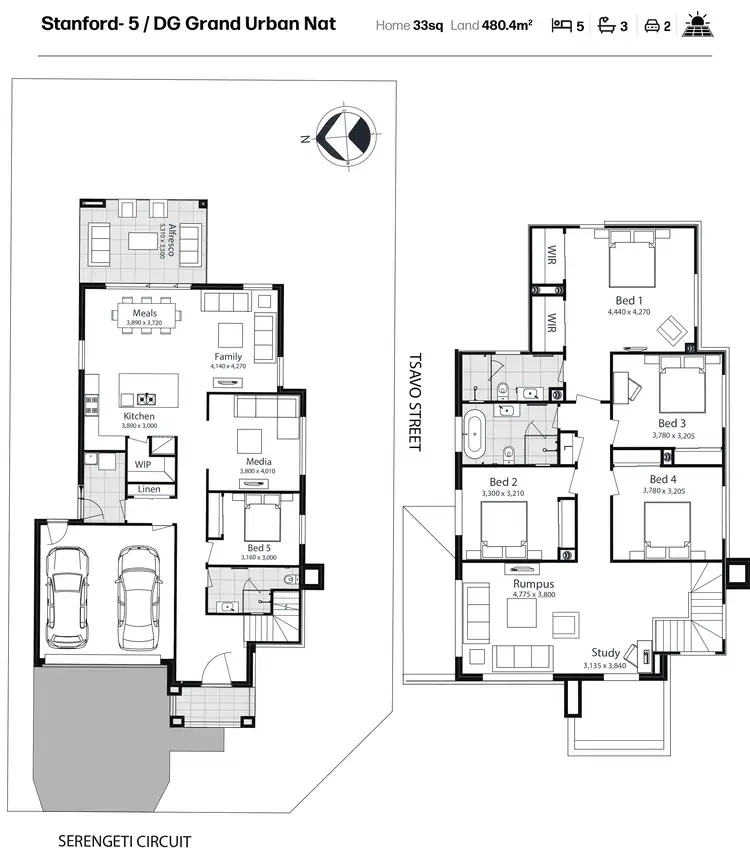 Floorplan of Homely house listing, Lot 621 Serengeti Circuit, Silverdale NSW 2752