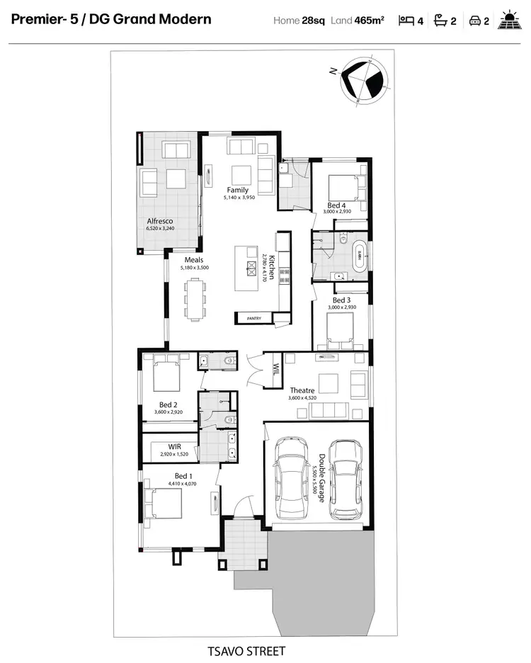 Floorplan of Homely house listing, Lot 650 Tsavo Street, Silverdale NSW 2752