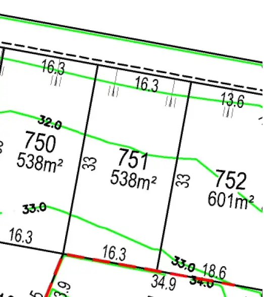 Floorplan of Homely land listing, Lot 751 Yeomans, North Richmond NSW 2754