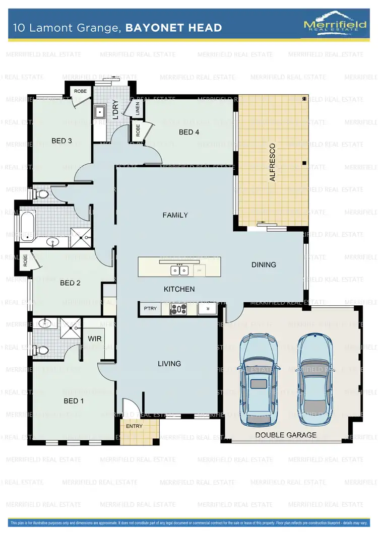 Floorplan of Homely house listing, 10 Lamont Grange, Bayonet Head WA 6330