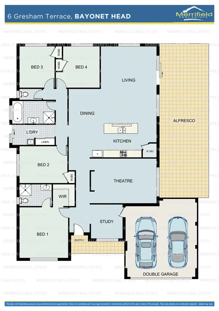 Floorplan of Homely house listing, 6 Gresham Terrace, Bayonet Head WA 6330